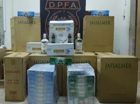 Decomisan 22 mil cigarrillos de contrabando 