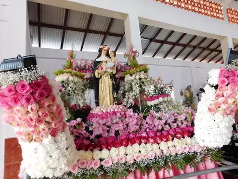 Celebran 430 años de llegada de santa Rosa de Lima