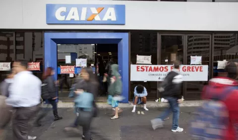 Huelga en la banca brasileña