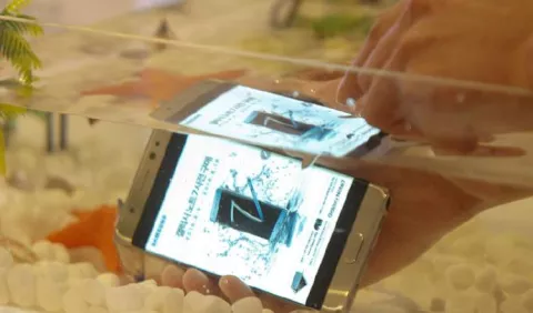Samsung reporta baja  en  la bolsa