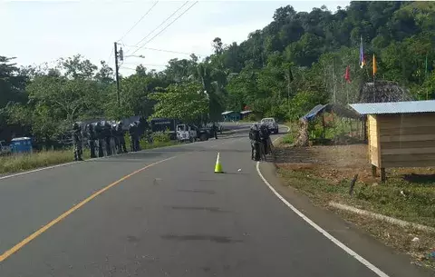 Antidisturbios en varios puntos de Bocas, ante amenazas de cierres