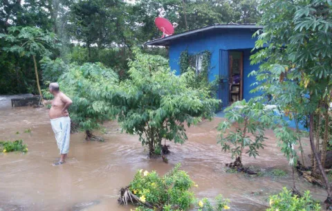 Ocho viviendas afectadas por inundaciones en Chiriquí 