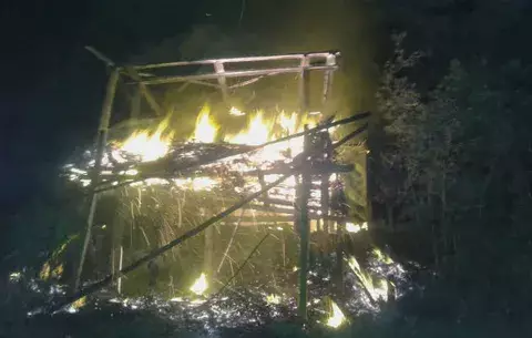 Se queman dos ranchos en Gualaquita, Bocas del Toro