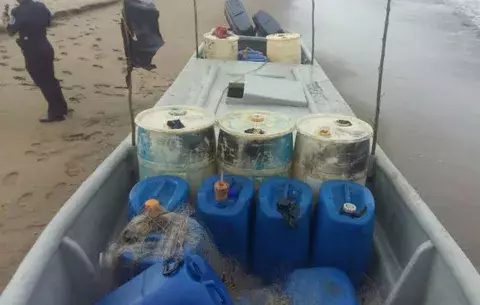 Decomisan droga en playa El Rincón de Mariabe, en Pedasí