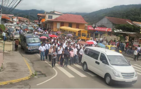 Efectúan honras fúnebres de representante de Boquete 