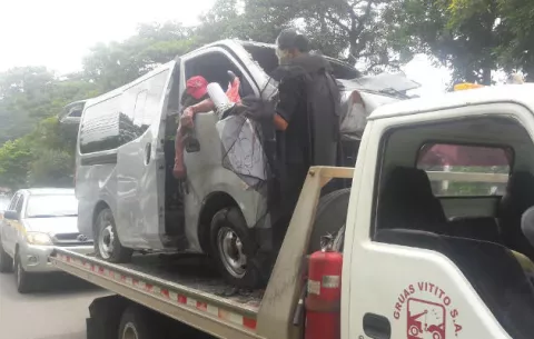 Dramatizan accidentes fatales de tránsito en desfile en El Valle de Antón