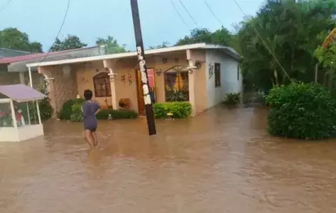 Inundaciones en Las Tablas y La Villa de Los Santos 