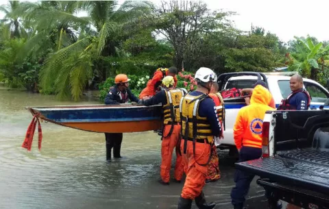 Un centenar de familias resultaron afectadas por lluvias en Barú