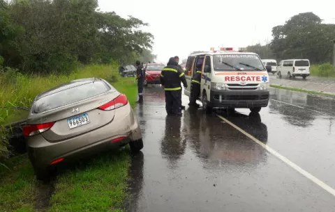 Tres heridos en accidentes en la vía Natá y Aguadulce 