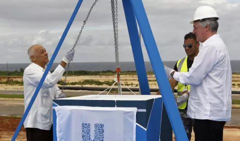 Multinacional Unilever inicia planta en Cuba