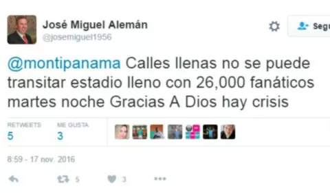 Comentarios sarcásticos buscan minimizar crisis 