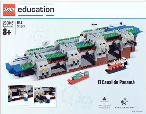 Nuevas esclusas del Canal en versión Lego, listas para la Navidad