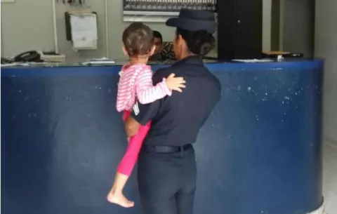Encuentran niña abandonada en Santo Domingo de Bugaba 