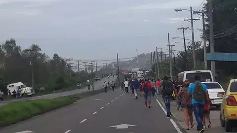 Arroceros de Chepo y Darién temen pérdidas y protestan en Pacora 