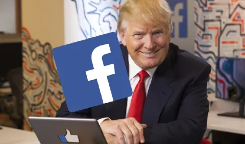Trump en Facebook