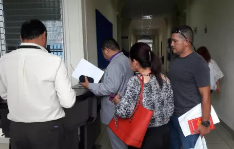 Audiencia de apelación por medida cautelar a presunta cómplice de homicidio
