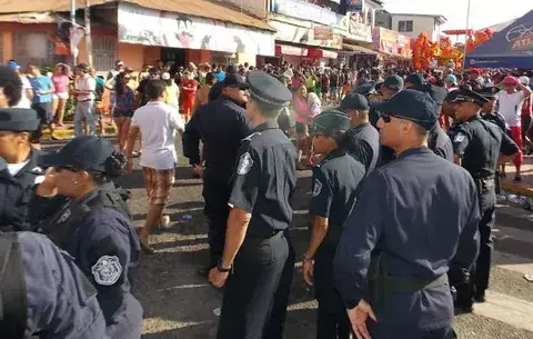 Preparados con estructura de seguridad para fiestas de fin de año en Los Santos