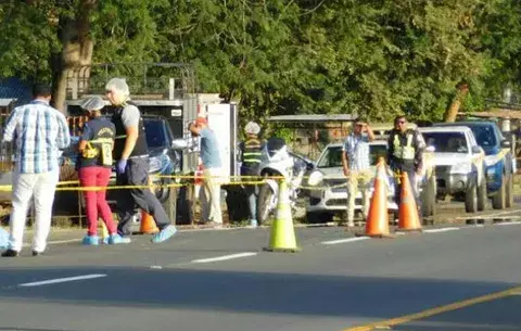 Santeño muere atropellado y el conductor se da a la fuga