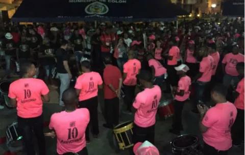 Se concentran en parque colonense pro prevención del Sida