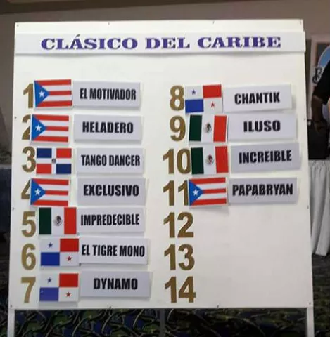 Chantik partirá del carril 8