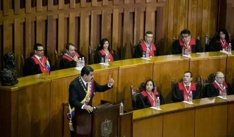 Nicolás Maduro presenta su mensaje anual ante el Supremo