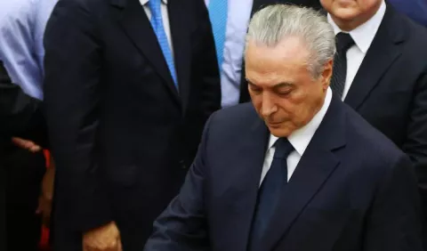 Temer elogia la "competencia moral" de juez