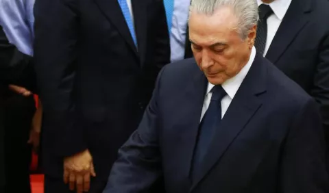 Temer elogia la "competencia moral" de juez