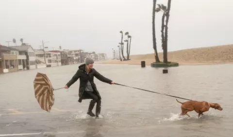 Inundaciones al sur de California 