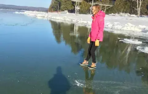¡Increíble! Es posible "caminar sobre las aguas"