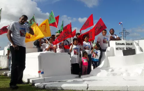 Marcha por los mártires en Penonomé