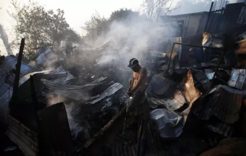 Nuevo gran incendio afecta región chilena de Valparaíso