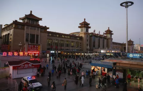 China vive la mayor concentración anual de viajes por el Año Nuevo