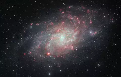 Descubren nueva galaxia de un tipo poco común 