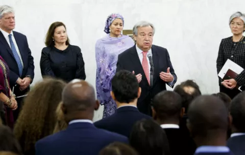 Guterres: la ONU debe ser la "piedra angular" del multilateralismo