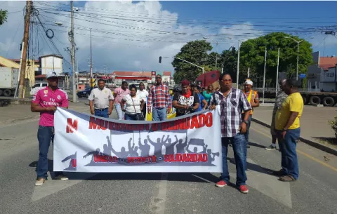 Movimiento "Blindado" sale por segundo día a las calles de Colón 
