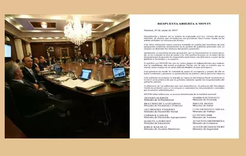 Varela le recuerda a Movin que ellos forman parte de su gobierno
