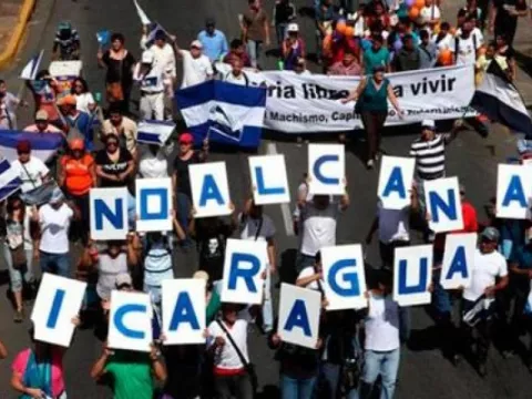 Primeras marchas campesinas del año contra canal interoceánico de Nicaragua