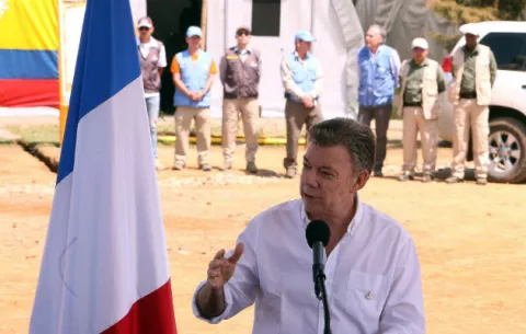 Santos reitera que el 31 de enero las Farc estarán en las zonas de concentración