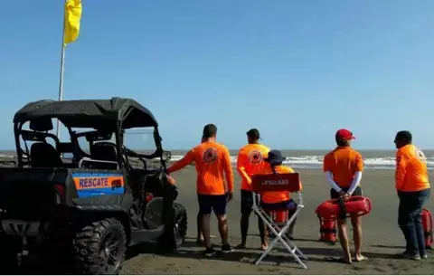 Serpientes marinas atemorizan en Playa El Arenal