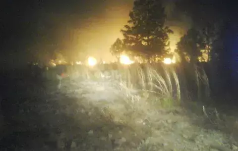 130 hectáreas afectadas por incendio en Volcán