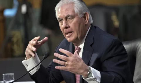 Rex Tillerson es el secretario de Estado de EE.UU.