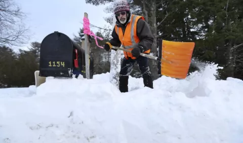 Un muerto por nevada en  Estados Unidos