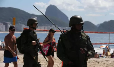 Río de Janeiro está blindada por el Ejército