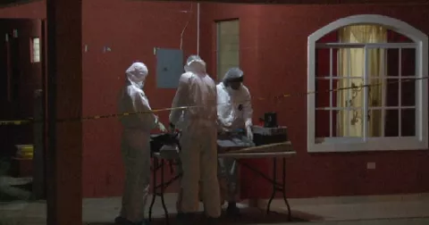 Criminalística realiza diligencia en casa de venezolana