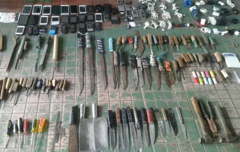 Drogas y artículos prohibidos en cárcel pública de David 