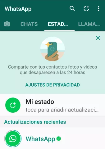 Así como en Instagram, el contenido efímero llegó a Whatsapp