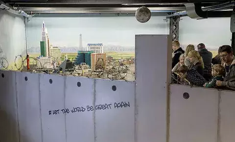 Muro, popular atracción en un mundo de miniatura en Hamburgo