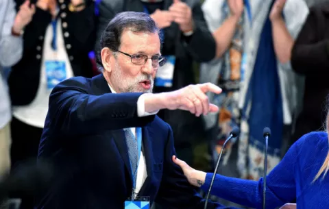 Rajoy es reelegido líder del PP con el 95.95% de los apoyos de la formación