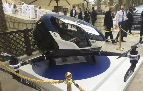 Un fabricante chino de drones venderá taxis voladores a Dubái