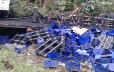 Muere conductor de camión en accidente en vía entre Chiriquí y Bocas 